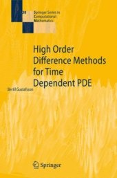 book High Order Difference Methods for Time Dependent PDE