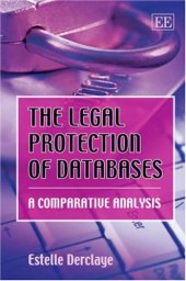 book The Legal Protection of Databases: A Comparative Analysis