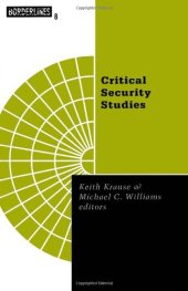 book Critical Security Studies: Concepts and Cases (Borderlines)