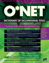 book O*NET Dictionary of Occupational Titles