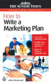 book How to Write a Marketing Plan (Creating Success)