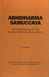 book Abhidharmasamuccaya: The Compendium of the Higher Teaching (Philosophy)