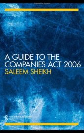 book A Practical Guide to The Companies Act 2006