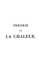 book Théorie Analytique de la Chaleur