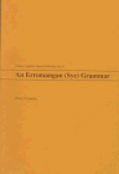 book An Erromangan (Sye) Grammar (Oceanic Linguistics Special Publications)