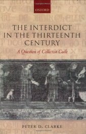 book The Interdict in the Thirteenth Century: A Question of Collective Guilt