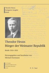 book Bürger der Weimarer Republik: Briefe 1918-1933  german 