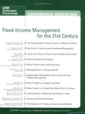 book Fixed-Income Management for the 21st Century