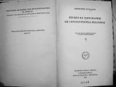 book Études de topographie de Constantinople byzantine, Tome II