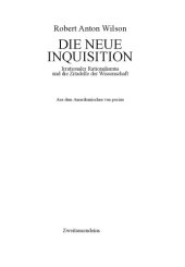 book Die neue Inquisition. Irrationaler Rationalismus und die Zitadelle der Wissenschaft, 2.Auflage