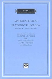 book Platonic Theology, Volume 4: Books XII-XIV (I Tatti Renaissance Library)