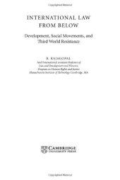 book International Law from Below: Development, Social Movements and Third World Resistance