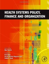 book Health Systems Policy, Finance, and Organization