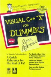 book Visual C++ 6 for Dummies Quick Reference