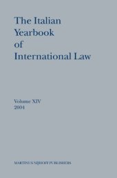 book The Italian Yearbook of International Law, 14 (2004)