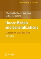 book Linear Models and Generalizations: Least Squares and Alternatives (Springer Series in Statistics)