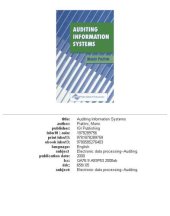 book Auditing Information Systems