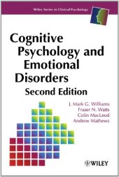 book Cognitive Psychology and Emotional Disorders, 2nd Edition