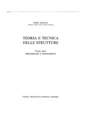 book Teoria e tecnica delle strutture, Volume 1