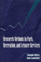 book Research Methods in Park, Recreation, and Leisure Services