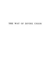 book The Way of Divine Union