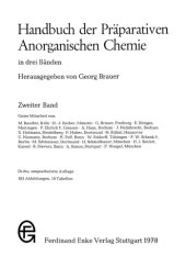 book Handbuch der Präparativen Anorganischen Chemie, 3. Auflage, Band II