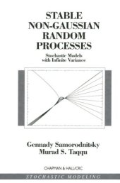 book Stable Non-Gaussian Random Processes: Stochastic Models with Infinite Variance (Stochastic Modeling Series)