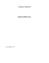 book God's Little Acre