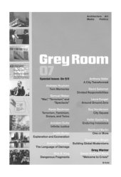 book Grey Room 7, Spring 2002, Special issue on 9 11