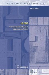 book La voce: Uno strumento dei professionisti che promuovono la salute