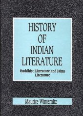 book A history of Indian Literature : Vol. II. Buddhist literature and Jaina literature.