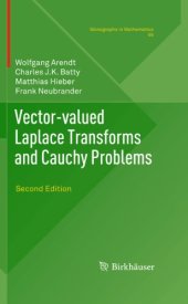 book Vector-valued Laplace Transforms and Cauchy Problems: Second Edition