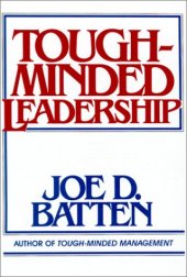 book Tough-Minded Leadership