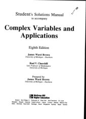 book Student Solutions Manual to Accompany Complex Variables and Application