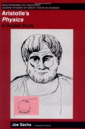 book Aristotle's Physics: A Guided Study (Masterworks of Discovery)