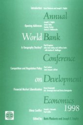 book Annual World Bank Conference on Development Econmics 1998 (Annual World Bank Conference on Development Economics)