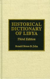 book Historical Dictionary of Libya (African Historical Dictionaries, 33)