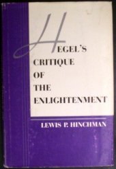 book Hegel's Critique of the Enlightenment