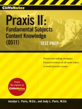 book CliffsNotes Praxis II: Fundamental Subjects Content Knowledge (0511) Test Prep