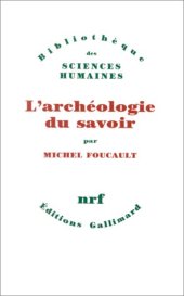 book L'archéologie du savoir