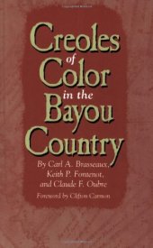 book Creoles of Color in the Bayou Country