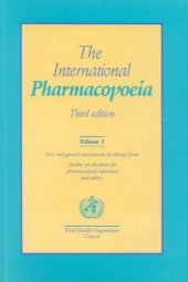 book The International Pharmacopoeia, Vol. 5  (Third Edition)