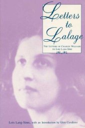 book Letters to Lalage: The Letters of Charles Williams to Lois Lang-Sims