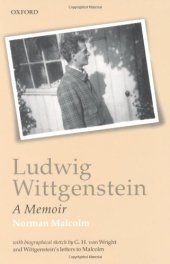 book Ludwig Wittgenstein: a memoir