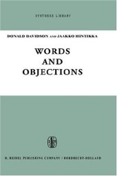 book Words and Objections: Essays on the Work of W. V. Quine