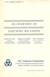 book An Overview of East-West Relations