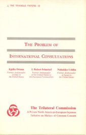 book The Problem of International Consultations