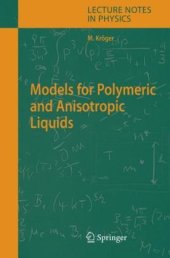 book Models for Polymeric andAnisotropic Liquids