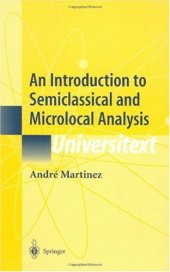 book An Introduction to Semiclassical and Microlocal Analysis