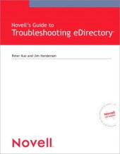 book Novell's Guide to Troubleshooting eDirectory